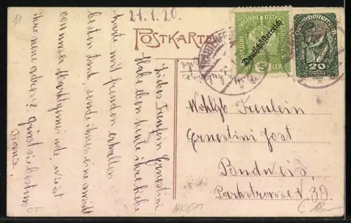 AK Irdning, Volksschule am Marktplatz