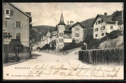 AK Bregenz, Teilansicht, Waisenhausstrasse