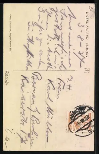 AK Admont, Hotel Sulzer, Mehrfachansicht