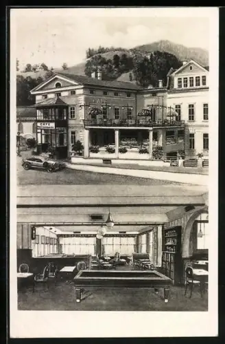 AK Liezen, Cafe Wakonigg mit Billardzimmer