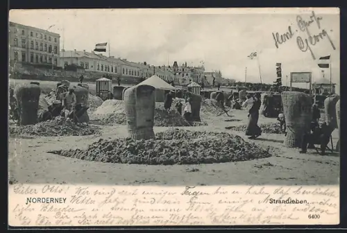 AK Norderney, Strandleben