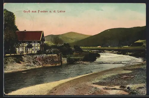 AK Freden, Partie an der Leine