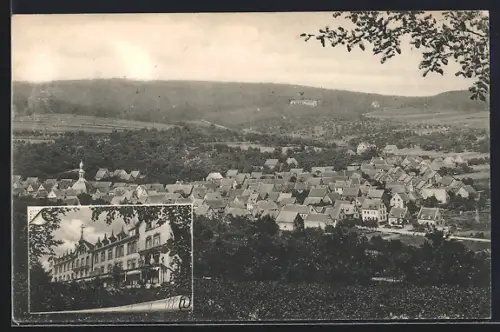 AK Niedernhausen /Taunus, Hotel, Panorama