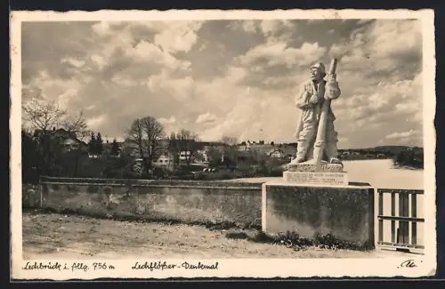 AK Lechbruck, Lechflösser-Denkmal