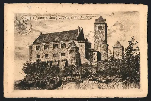 AK Weinheim, Partie an der Wachenburg