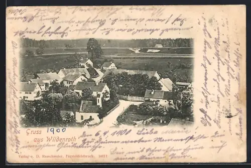 AK Wildenroth / Grafrath, Teilansicht mit Strassenpartie