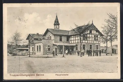 AK Senne, Truppenübungsplatz, Hauptwache