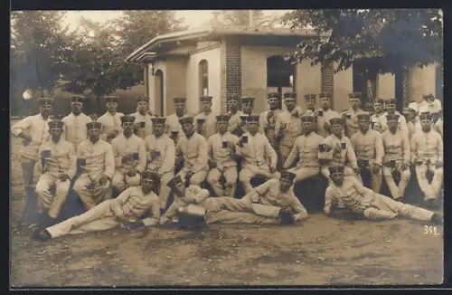 AK Sennelager, Rekruten in Uniform