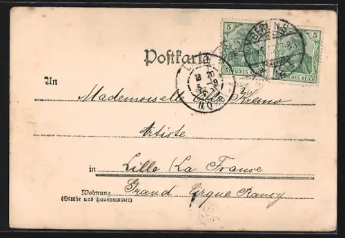 AK Berlin, Neuer Markt mit Luther-Denkmal