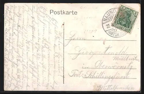 AK Mutzschen, Partie am Marktplatz