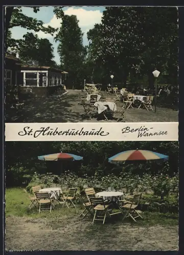 AK Berlin, St. Hubertusbaude am Wannsee