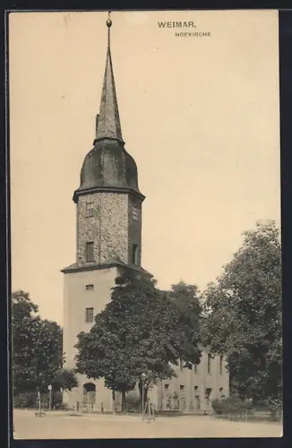 AK Weimar / Thüringen, Hofkirche