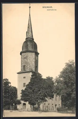 AK Weimar / Thüringen, Hofkirche