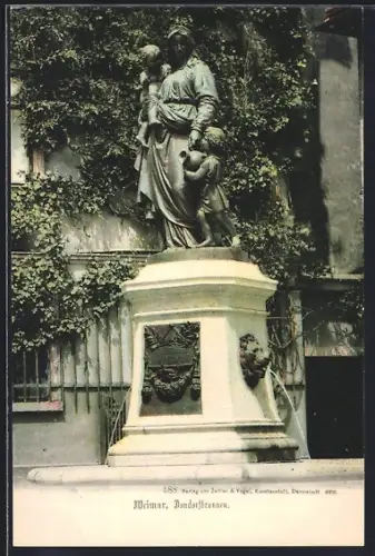 AK Weimar / Thüringen, Dondorfbrunnen