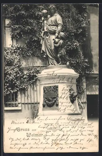 AK Weimar / Thüringen, Dondorfbrunnen