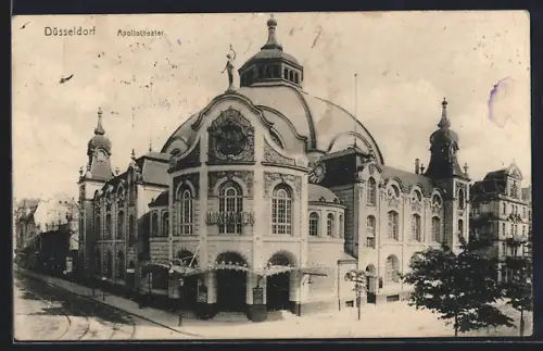 AK Düsseldorf, Blick auf das Apollotheater