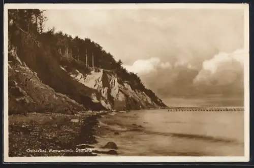 AK Warnemünde, Partie am Stoltera