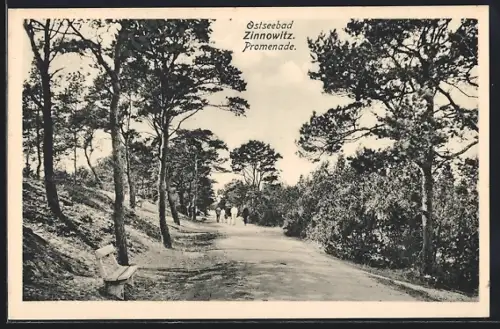 AK Zinnowitz, Partie der Promenade