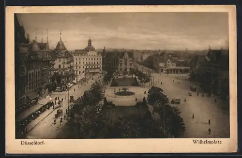 AK Düsseldorf, Blick auf den Wilhelmplatz