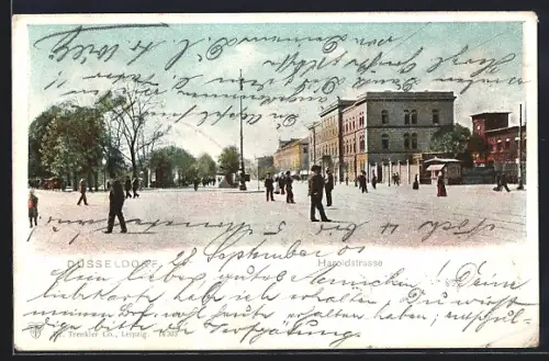 AK Düsseldorf, Partie der Haroldstrasse