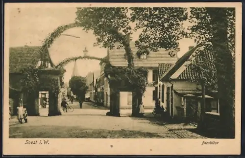 AK Soest i. W., Partie am Jacobitor