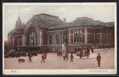 AK Kiel, Gesamtansicht vom Hauptbahnhof
