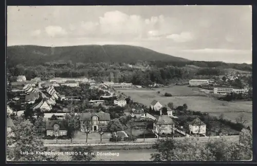 AK Iburg /T. W., Ortsansicht mit Dörenberg