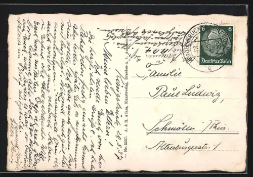 AK Königsbrück i. Sa., Haupteingang des Truppenübungsplatzes