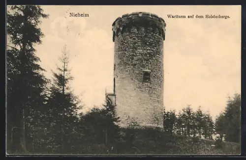 AK Nieheim, Wartturm auf dem Holsterberge
