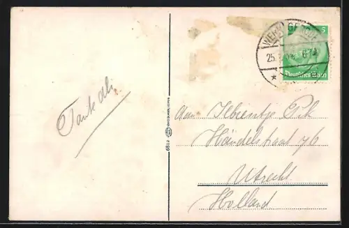 AK Wernigerode (Harz), Marktplatz mit Rathaus