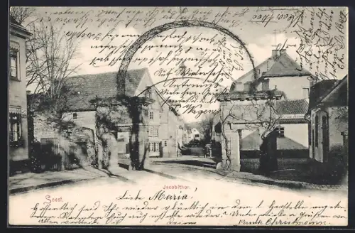 AK Soest, Strassenpartie des Jocobithors