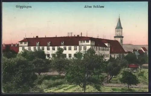 AK Göppingen, Blick auf das alte Schloss