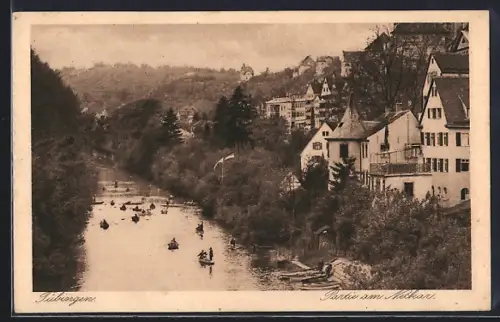 AK Tübingen, Partie am Neckar