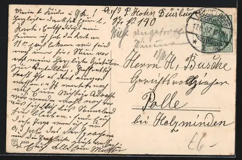 AK Düsseldorf, Partie am Graf Adolfplatz