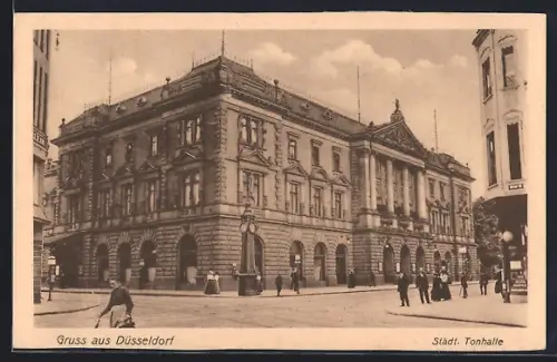 AK Düsseldorf, Städt. Tonhalle