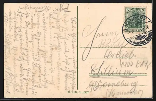 AK Münster i. W., Partie an der Tuckesburg