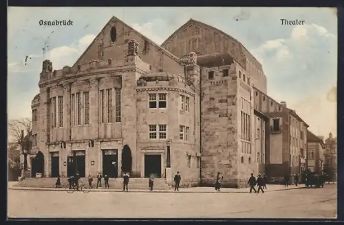 AK Osnabrück, Theater, Aussenansicht