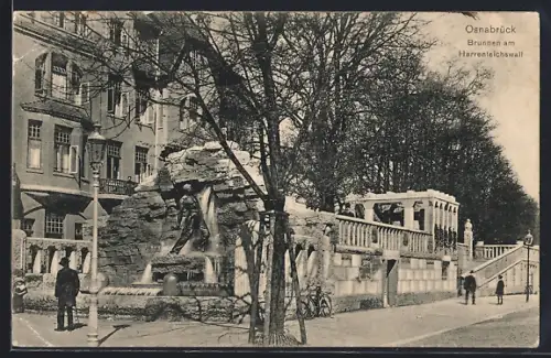 AK Osnabrück, Brunnen am Herrenteichswall