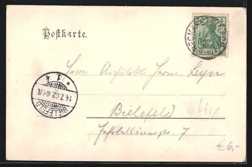 AK Neckarsteinach, Totalansicht