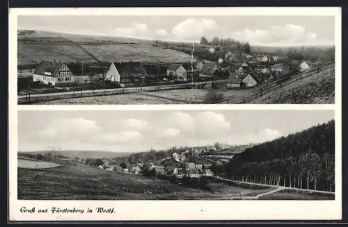 AK Fürstenberg i. Westf., Gesamtansicht