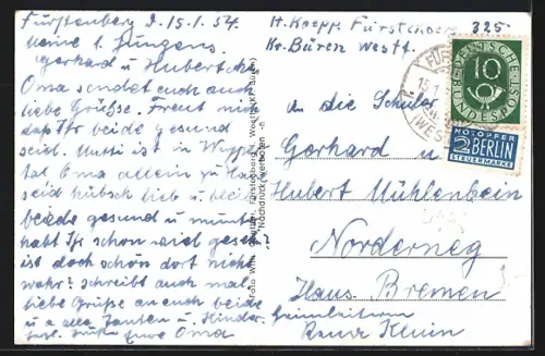 AK Fürstenberg i. Westf., Gesamtansicht