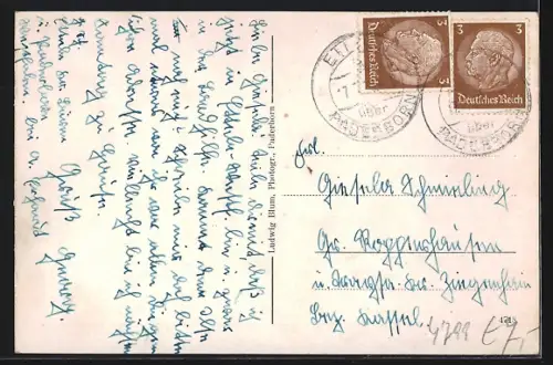 AK Etteln Kr. Büren, Teilansicht