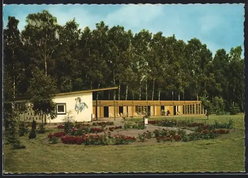 AK Bad Waldliesborn, Liegehalle und Milchbar