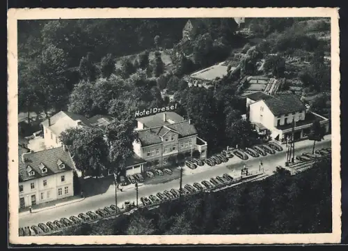 AK Rummenohl, Hotel Dresel, Luftaufnahme