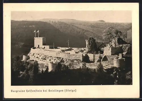 AK Geislingen /Steige, Burgruine Helsenstein