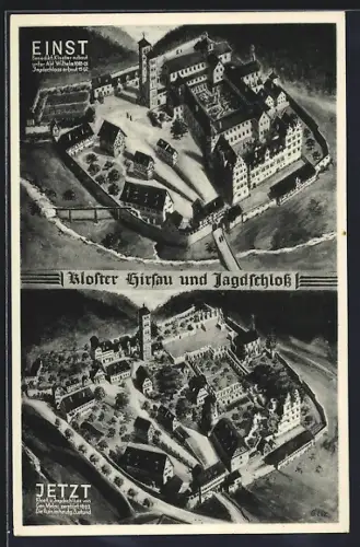 AK Hirsau, Kloster und Jagdschloss, Einst und Jetzt