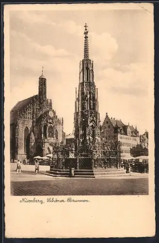 AK Nürnberg, Schöner Brunnen