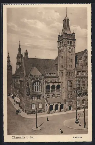 AK Chemnitz i. Sa., Rathaus