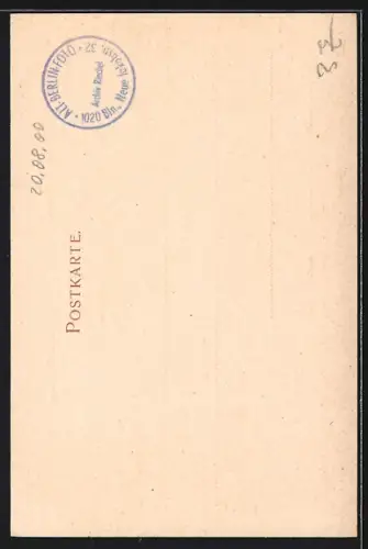 AK Berlin-Charlottenburg, Blick zur Kaiser Wilhelm-Gedächtniskirche