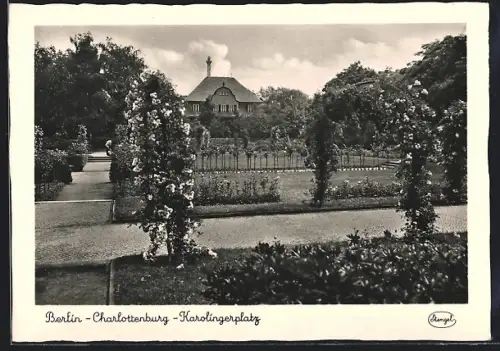AK Berlin-Charlottenburg, Karolingerplatz